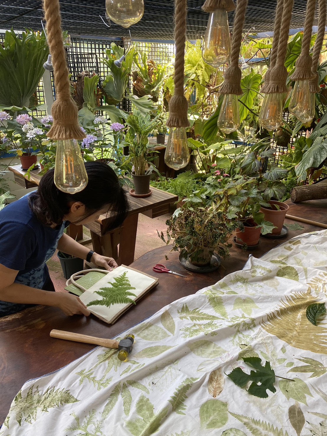 2025 觀葉植物季-敲染拓印活動