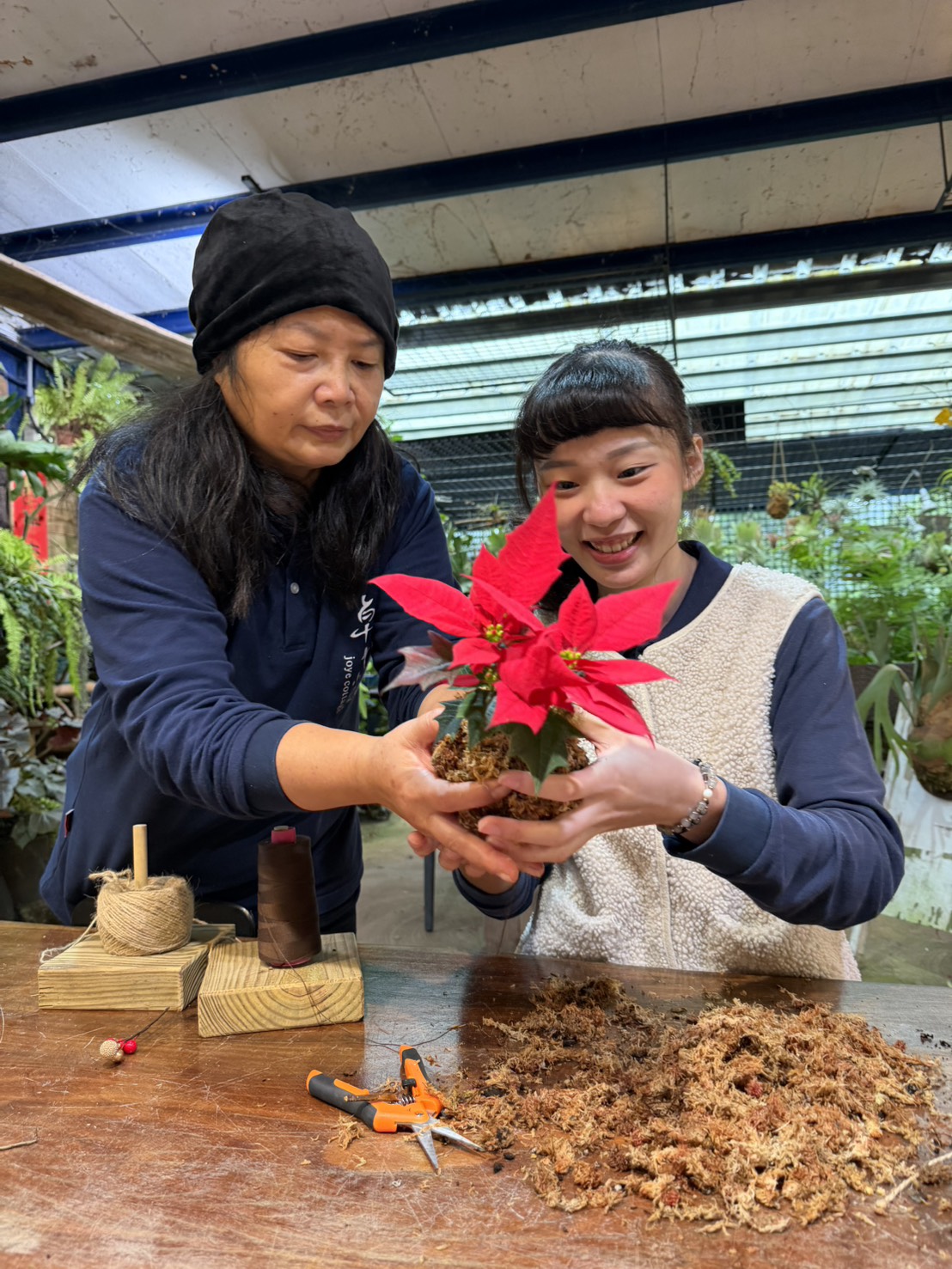 聖誕水苔球DIY 每日9:00~16:00 自己動手做~